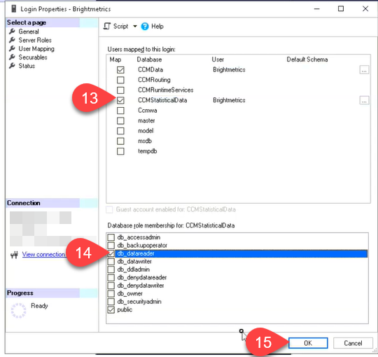 CCMData role membership