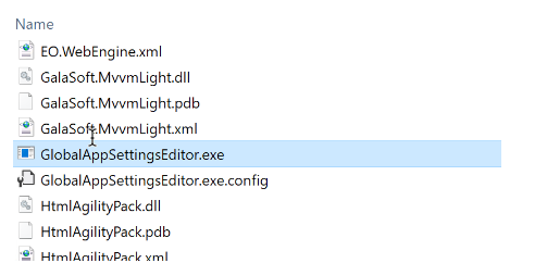 GlobalAppSettingsEditor