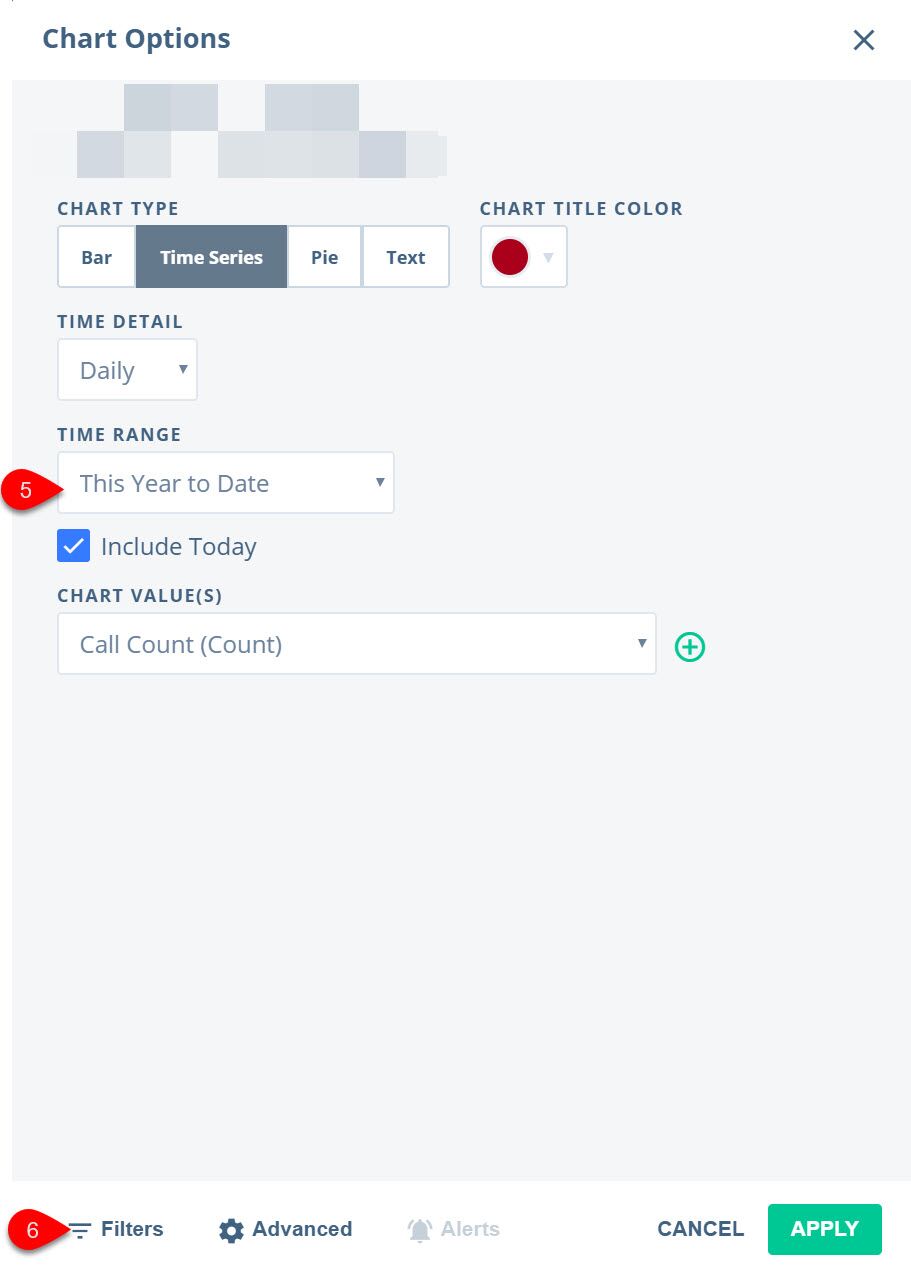 Filters panel with Party Name selected