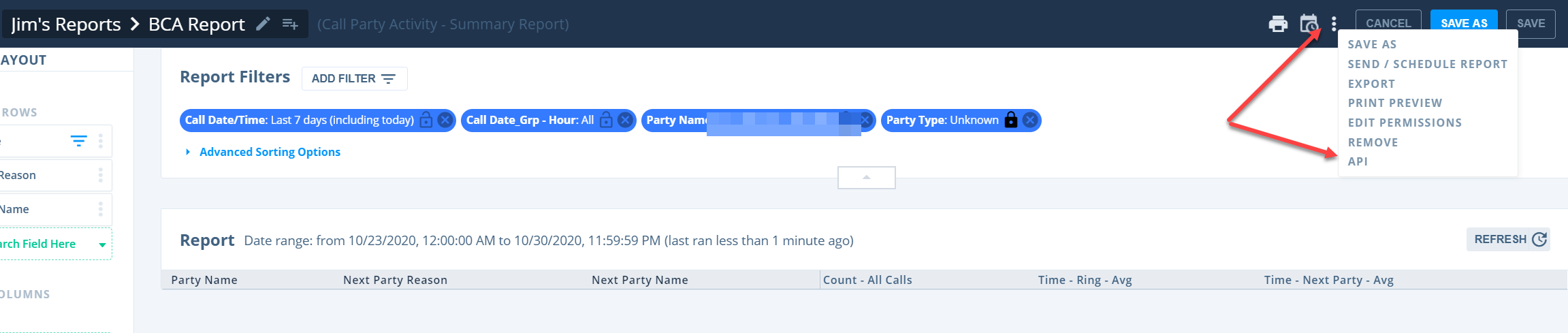 Exporting Using Brightmetrics API – Brightmetrics Support