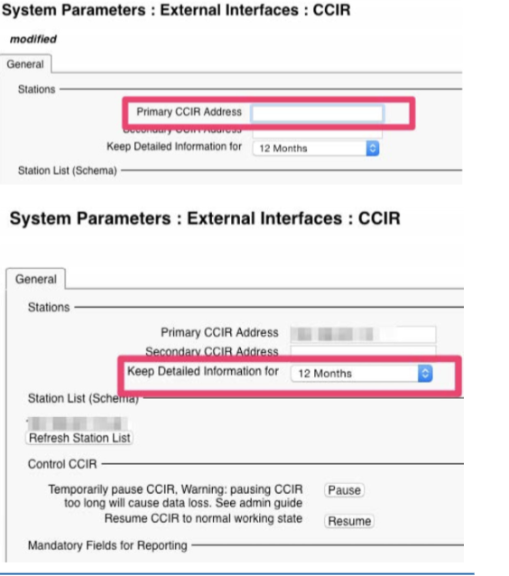 CCIR installation location decision