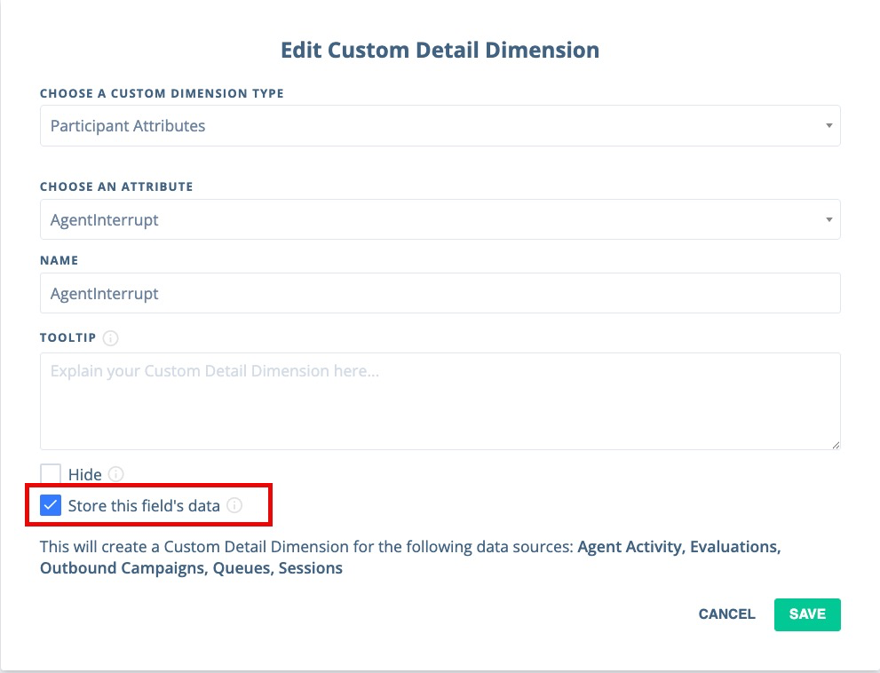 Storage controls in CDDs