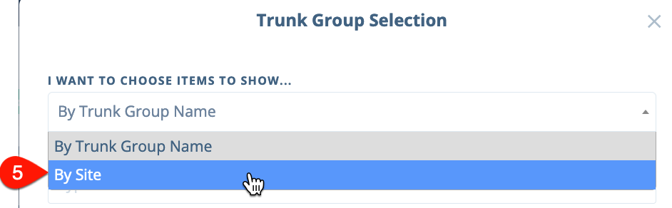 By Site selection criteria